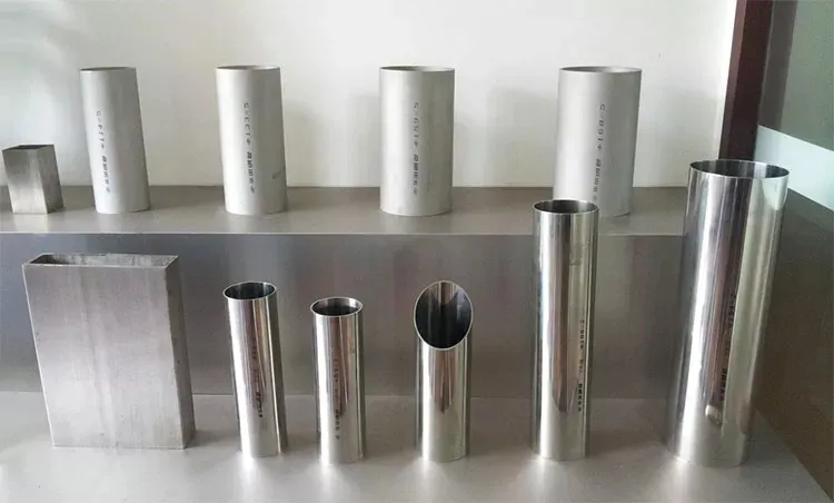 ASTM Round Stainless Steel Pipe 201 304 316 309S 310S 430 Di sikat/di cermin dipoles tanpa jahitan/dilas 0